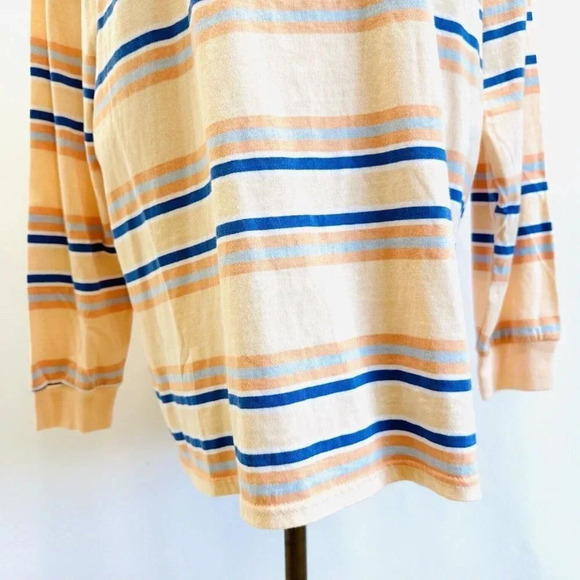 NWT SO Juniors Long Sleeve Pullover Round Neck Striped 100% Cotton Shirt Sz XXL - Picture 3 of 12